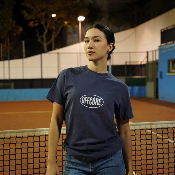 Camiseta gruesa teñida unisex