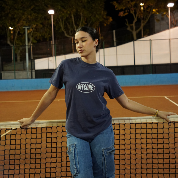 Camiseta gruesa teñida unisex